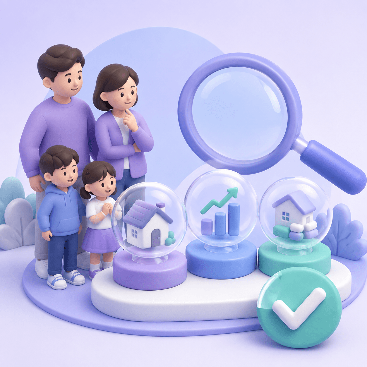 근로·자녀장려금 신청 전 가구·소득·재산 확인 순서 썸네일 일러스트